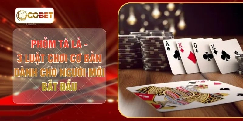 Phỏm Tá Lả - 3 Luật Chơi Cơ Bản Dành Cho Người Mới Bắt Đầu