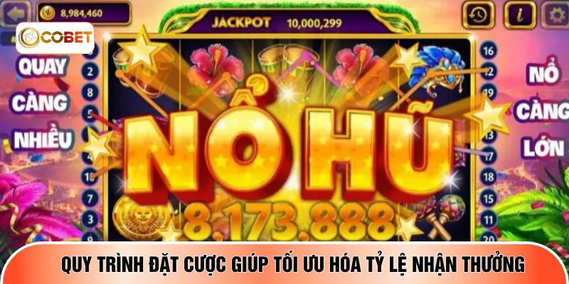 Quy trình đặt cược giúp tối ưu hóa tỷ lệ nhận thưởng