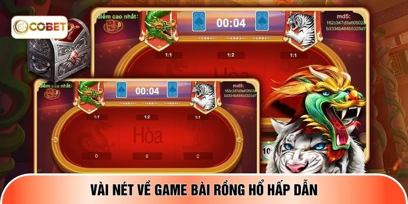 Vài nét về game bài Rồng Hổ hấp dẫn